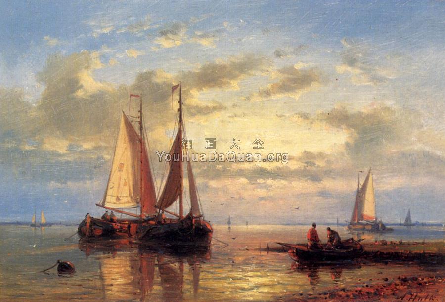 In A Calm - 亚伯拉罕·胡克·二世